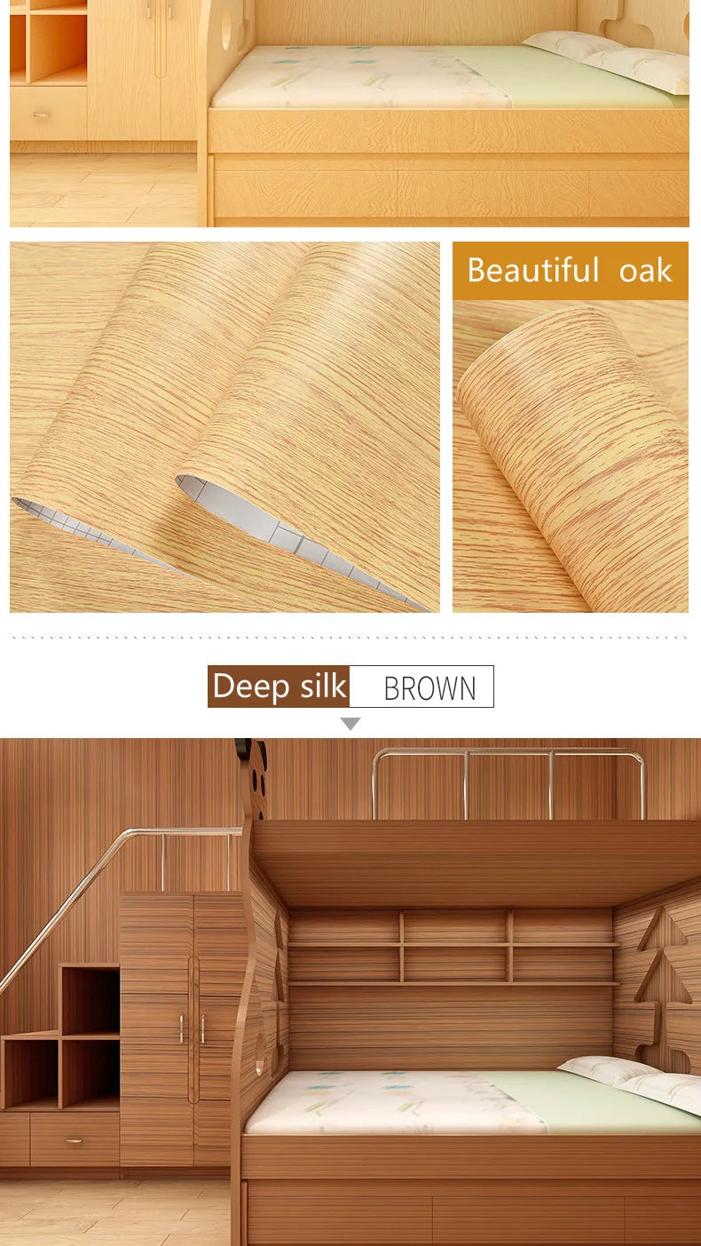 TimberFlex™ Wood Grain Self-Adhesive Vinyl Wrap