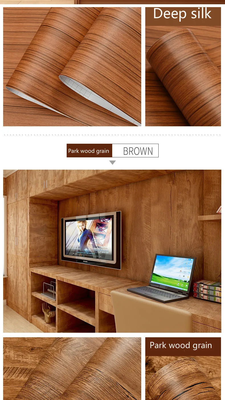 TimberFlex™ Wood Grain Self-Adhesive Vinyl Wrap