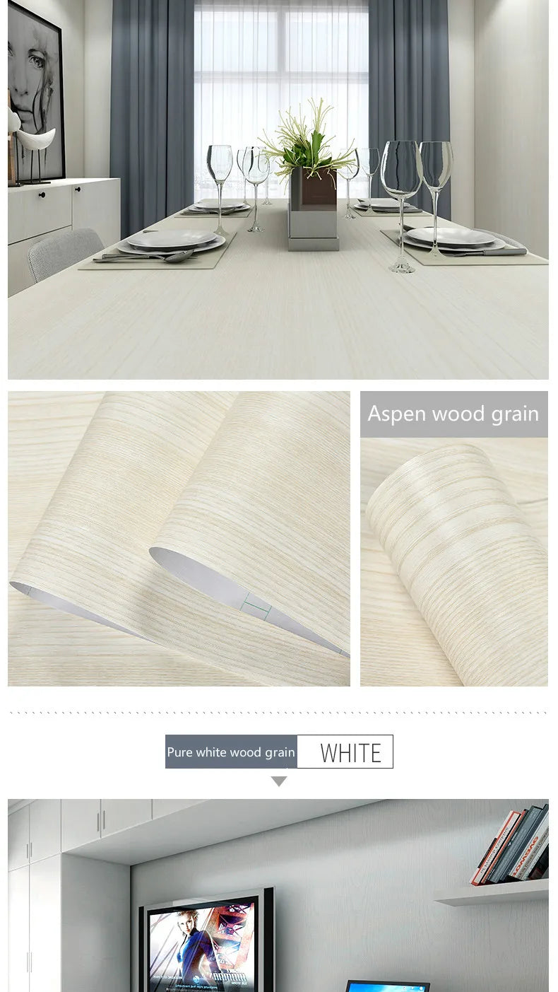TimberFlex™ Wood Grain Self-Adhesive Vinyl Wrap