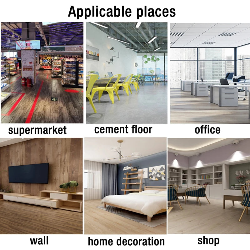 Ultra-Durable Wood Grain Self-Adhesive Vinyl Tiles