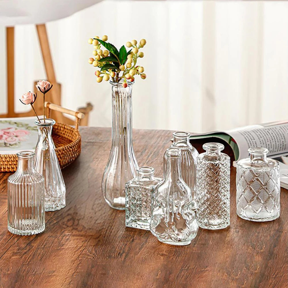 Maison Bloom™ French Glass Flower Pitcher