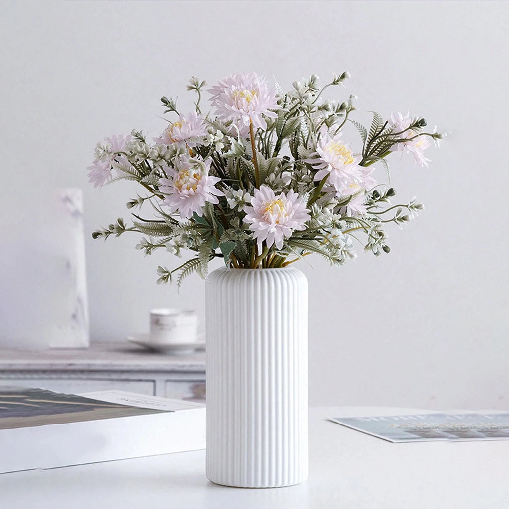 Store & Brand Names (Sleek, Modern & Catchy)

LineaVase

RibbedFlora

CeramicFlex

StudioStripe

CurveClay

ModRib Studio

Marketplace & Amazon SEO Titles (High Search Volume)

Striped Ceramic-Look Plastic Flower Vase – Sha