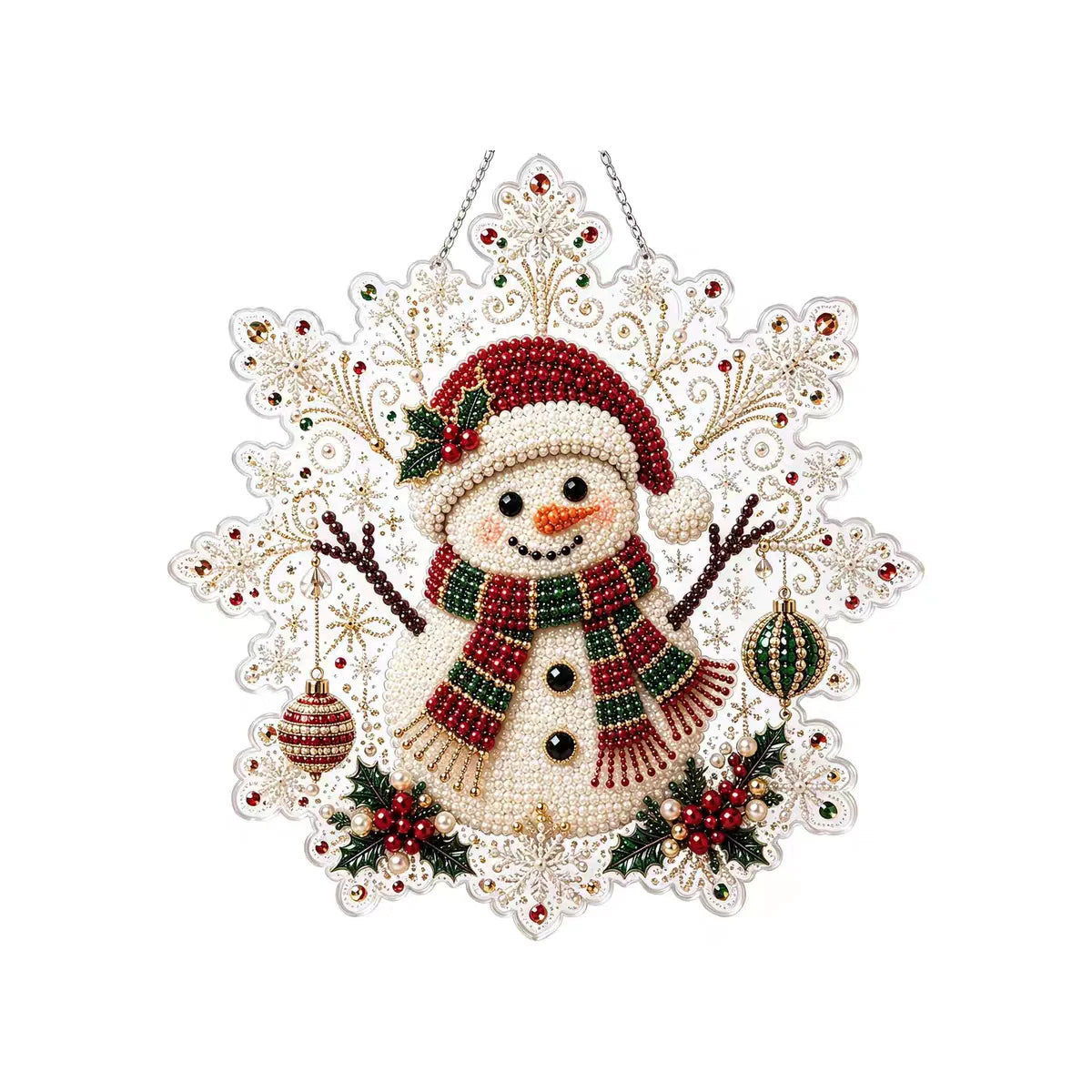 3D Pearl Christmas Suncatcher Kit