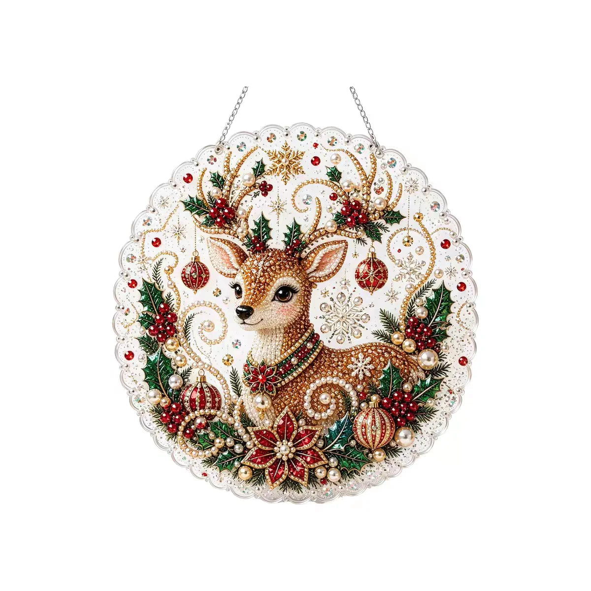 3D Pearl Christmas Suncatcher Kit