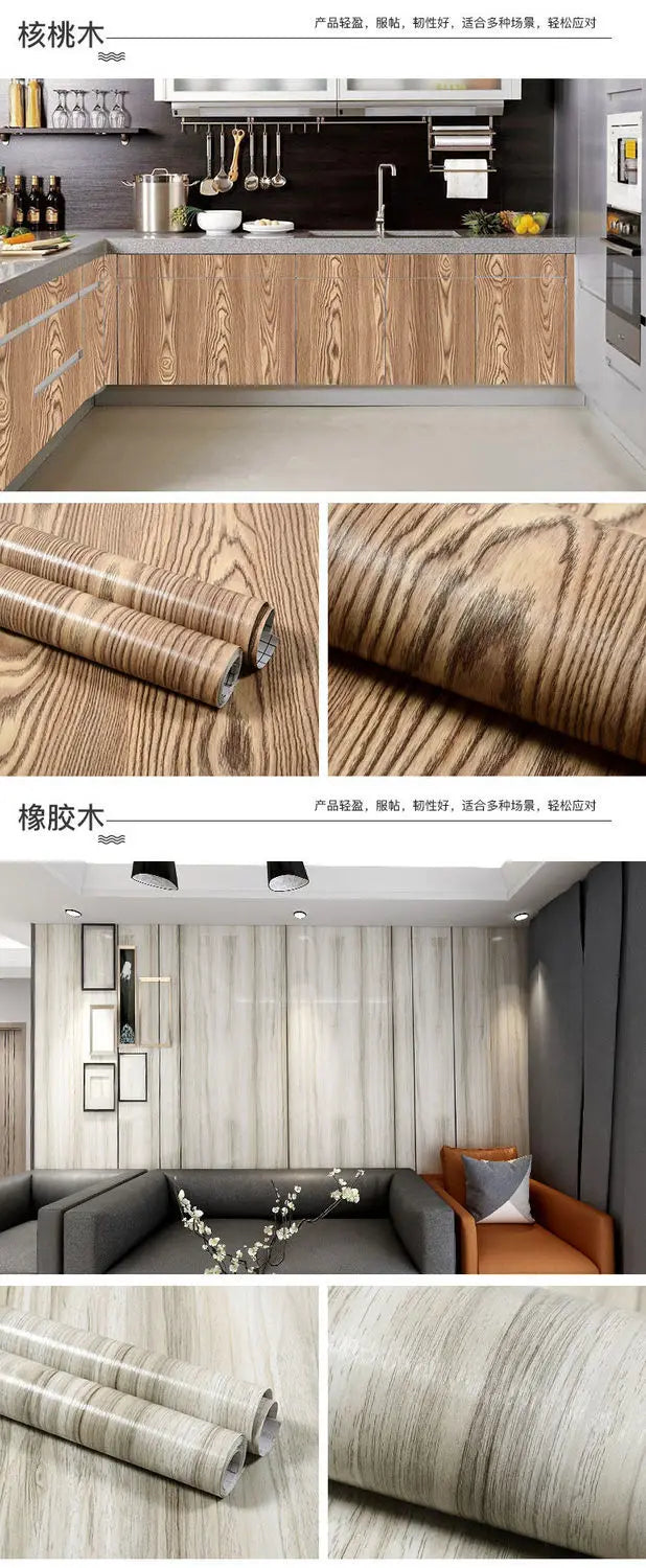 TimberFlex™ Wood Grain Self-Adhesive Vinyl Wrap