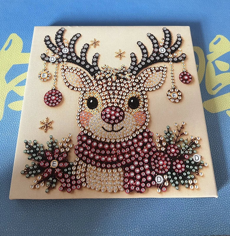 Framed Christmas Pearl Art Kit