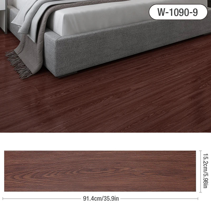 Ultra-Durable Wood Grain Self-Adhesive Vinyl Tiles