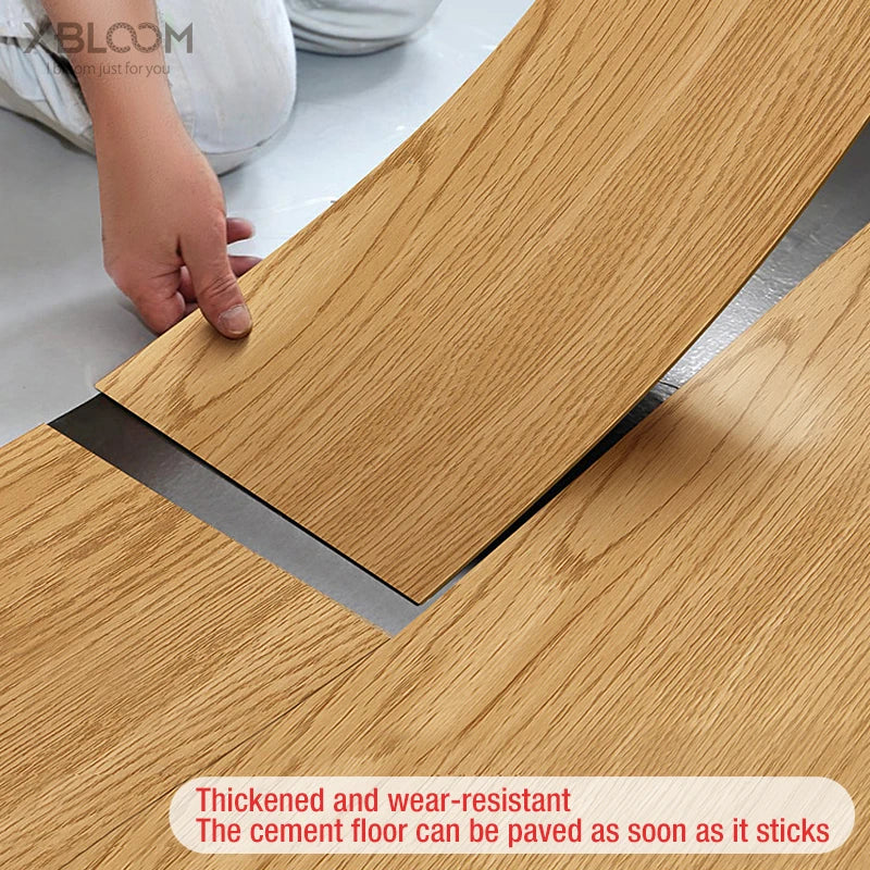Ultra-Durable Wood Grain Self-Adhesive Vinyl Tiles