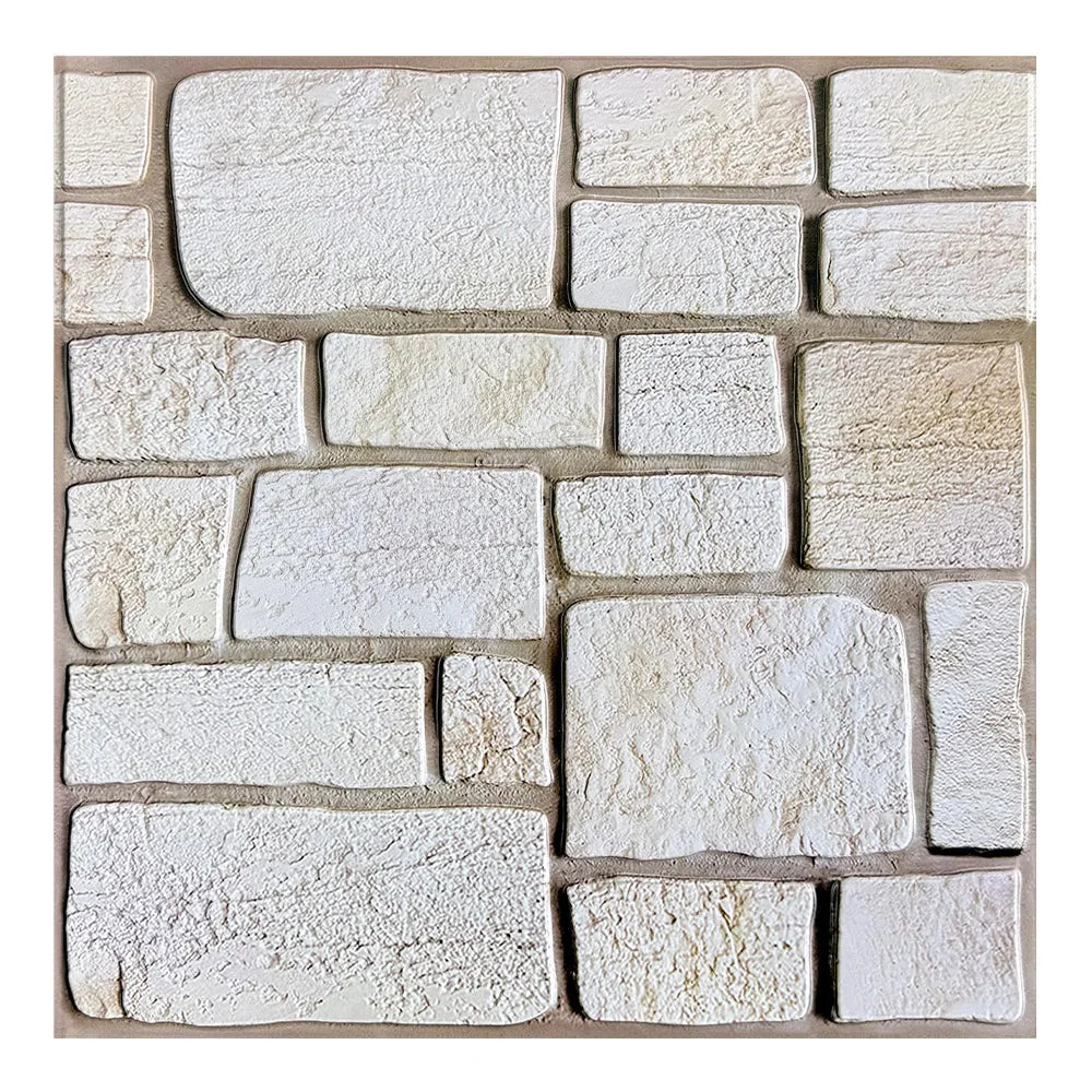 Waterproof 3D Matte Stone Wall Stickers