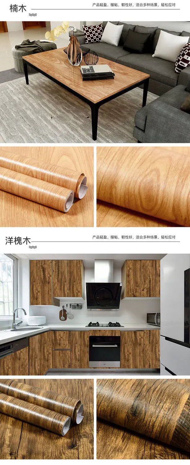 TimberFlex™ Wood Grain Self-Adhesive Vinyl Wrap