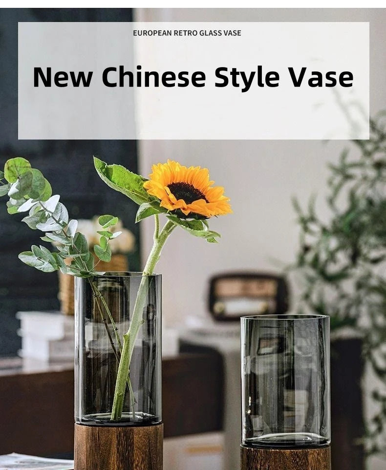 LumiGlass™ Retro Primary Color Glass Vase