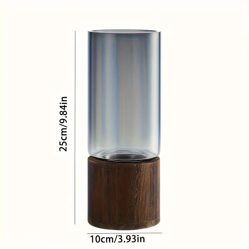 LumiGlass™ Retro Primary Color Glass Vase