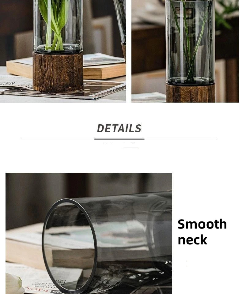 LumiGlass™ Retro Primary Color Glass Vase