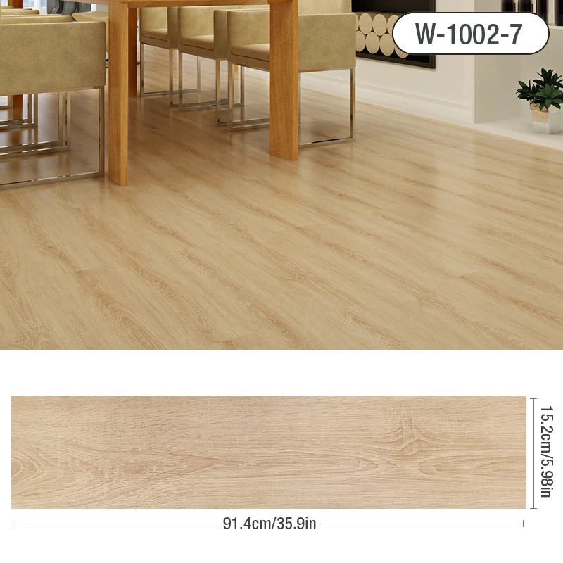 Ultra-Durable Wood Grain Self-Adhesive Vinyl Tiles