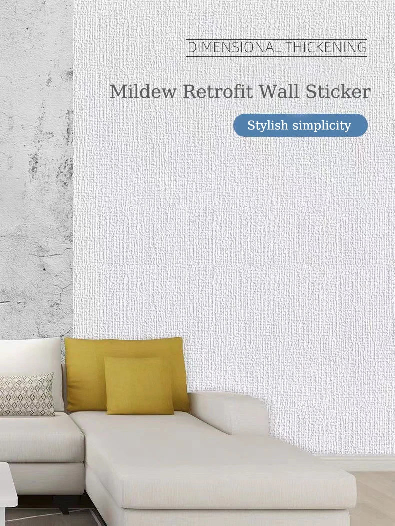 SoftClad™ Thickened Linen-Look Waterproof Wall Stickers