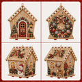 Christmas Cottage Pearl Painting Set