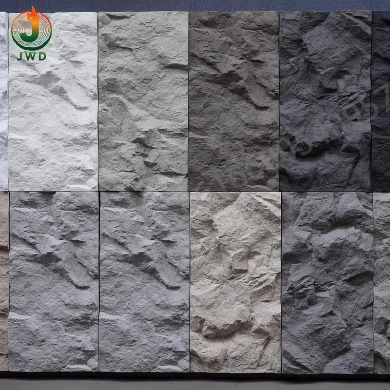 LuxeClad™ 3D PU Faux Stone Facade Panels