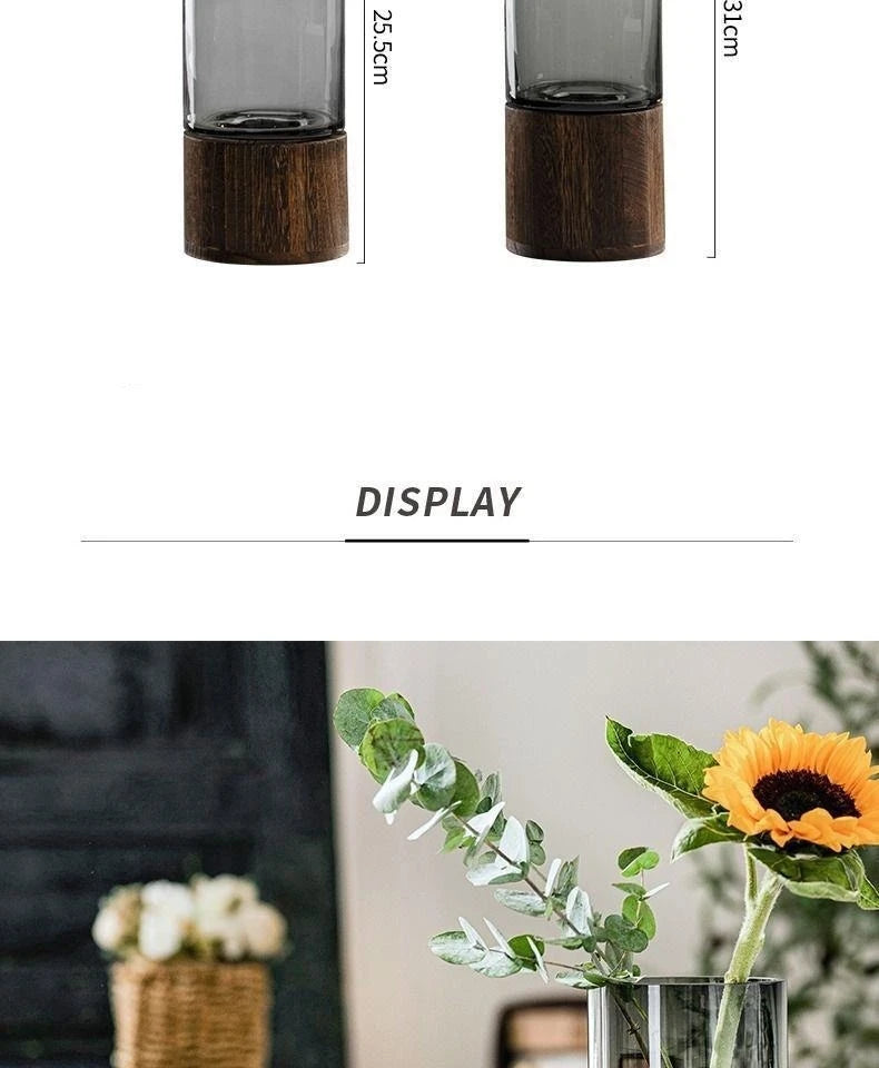 LumiGlass™ Retro Primary Color Glass Vase