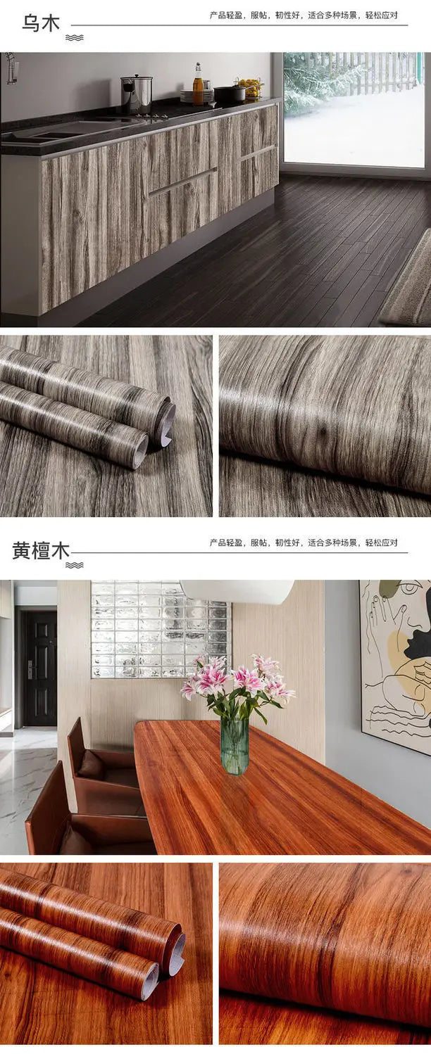 TimberFlex™ Wood Grain Self-Adhesive Vinyl Wrap
