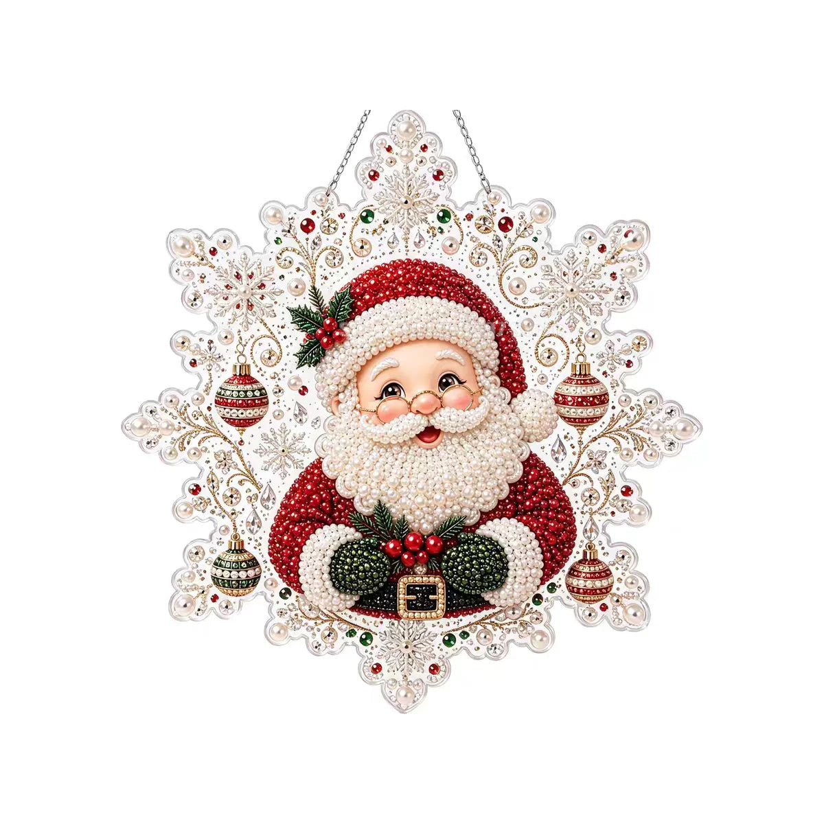 3D Pearl Christmas Suncatcher Kit