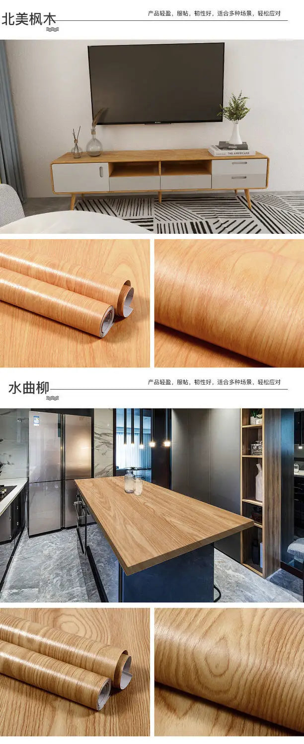 TimberFlex™ Wood Grain Self-Adhesive Vinyl Wrap