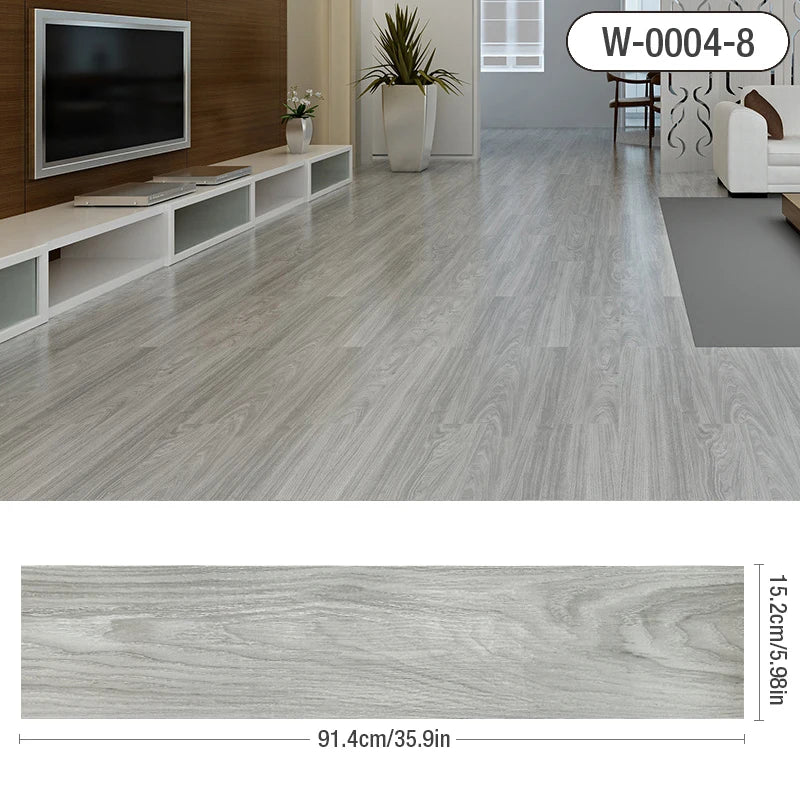 Ultra-Durable Wood Grain Self-Adhesive Vinyl Tiles