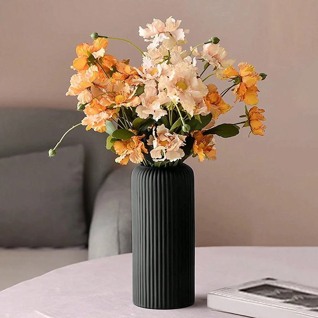Store & Brand Names (Sleek, Modern & Catchy)

LineaVase

RibbedFlora

CeramicFlex

StudioStripe

CurveClay

ModRib Studio

Marketplace & Amazon SEO Titles (High Search Volume)

Striped Ceramic-Look Plastic Flower Vase – Sha