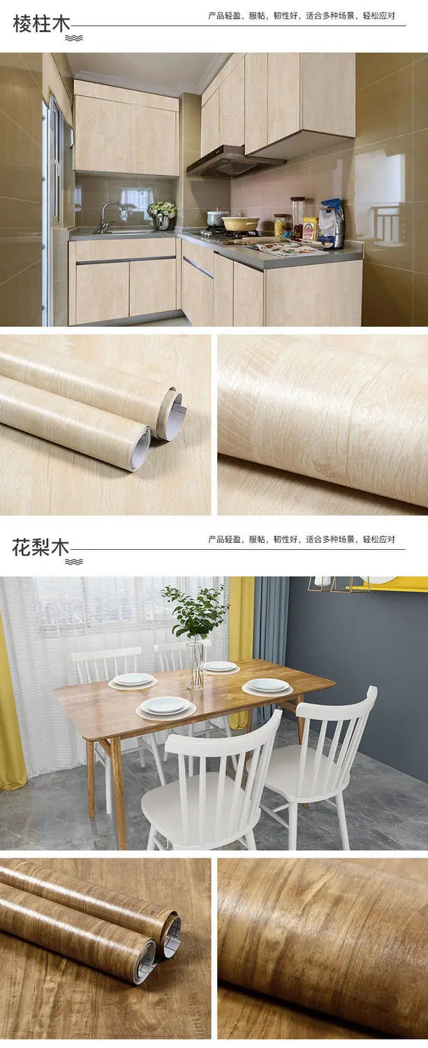 TimberFlex™ Wood Grain Self-Adhesive Vinyl Wrap