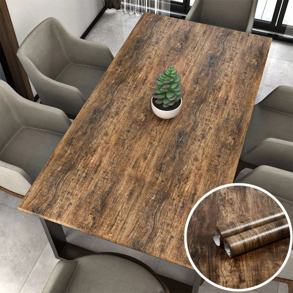 TimberFlex™ Wood Grain Self-Adhesive Vinyl Wrap