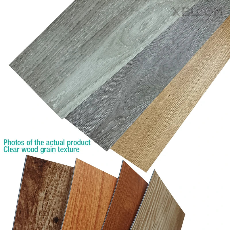 Ultra-Durable Wood Grain Self-Adhesive Vinyl Tiles