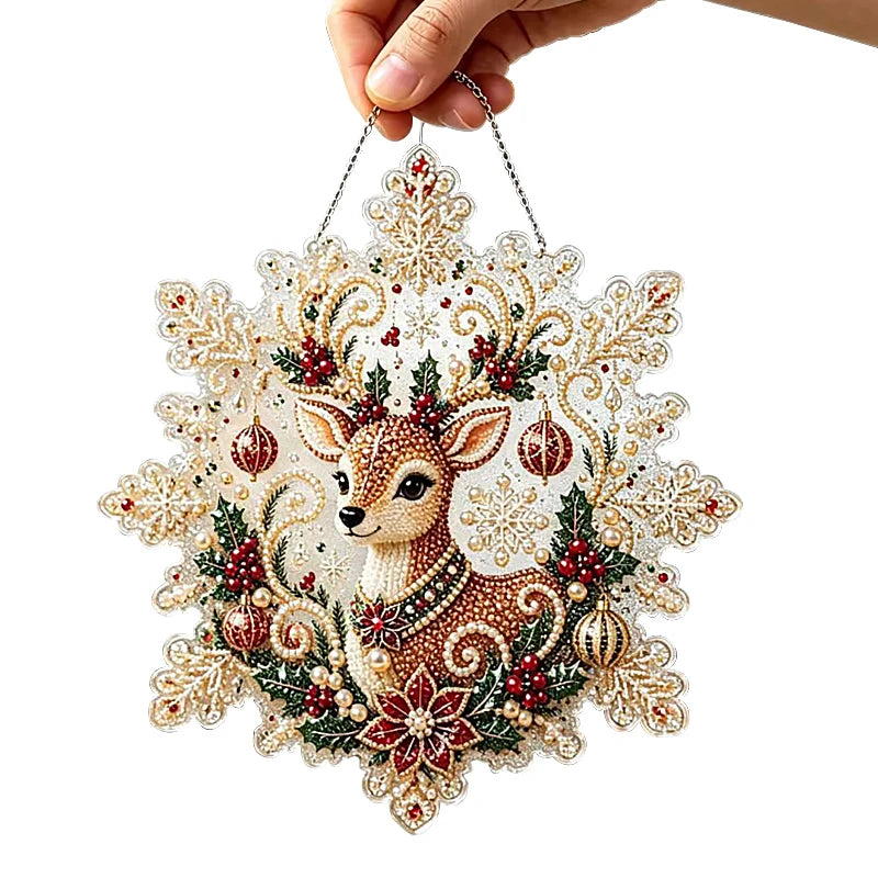 3D Pearl Christmas Suncatcher Kit