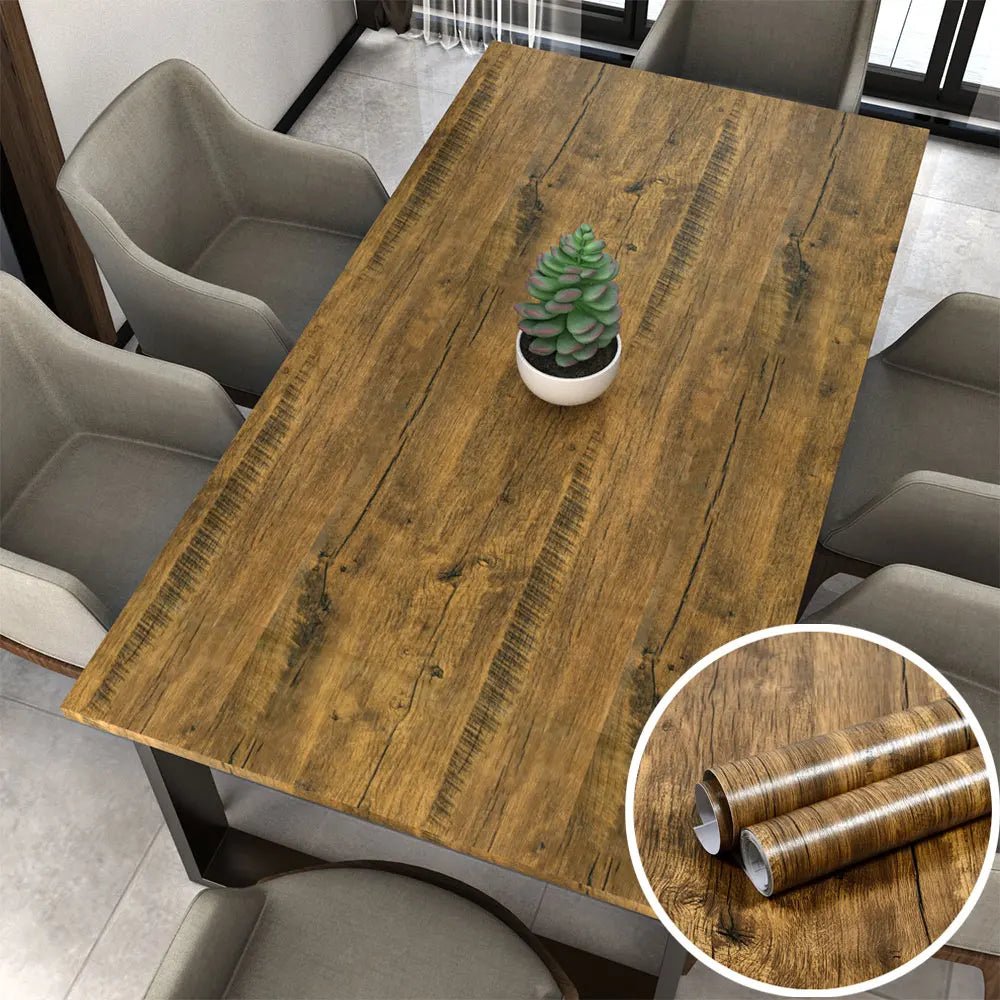 TimberFlex™ Wood Grain Self-Adhesive Vinyl Wrap