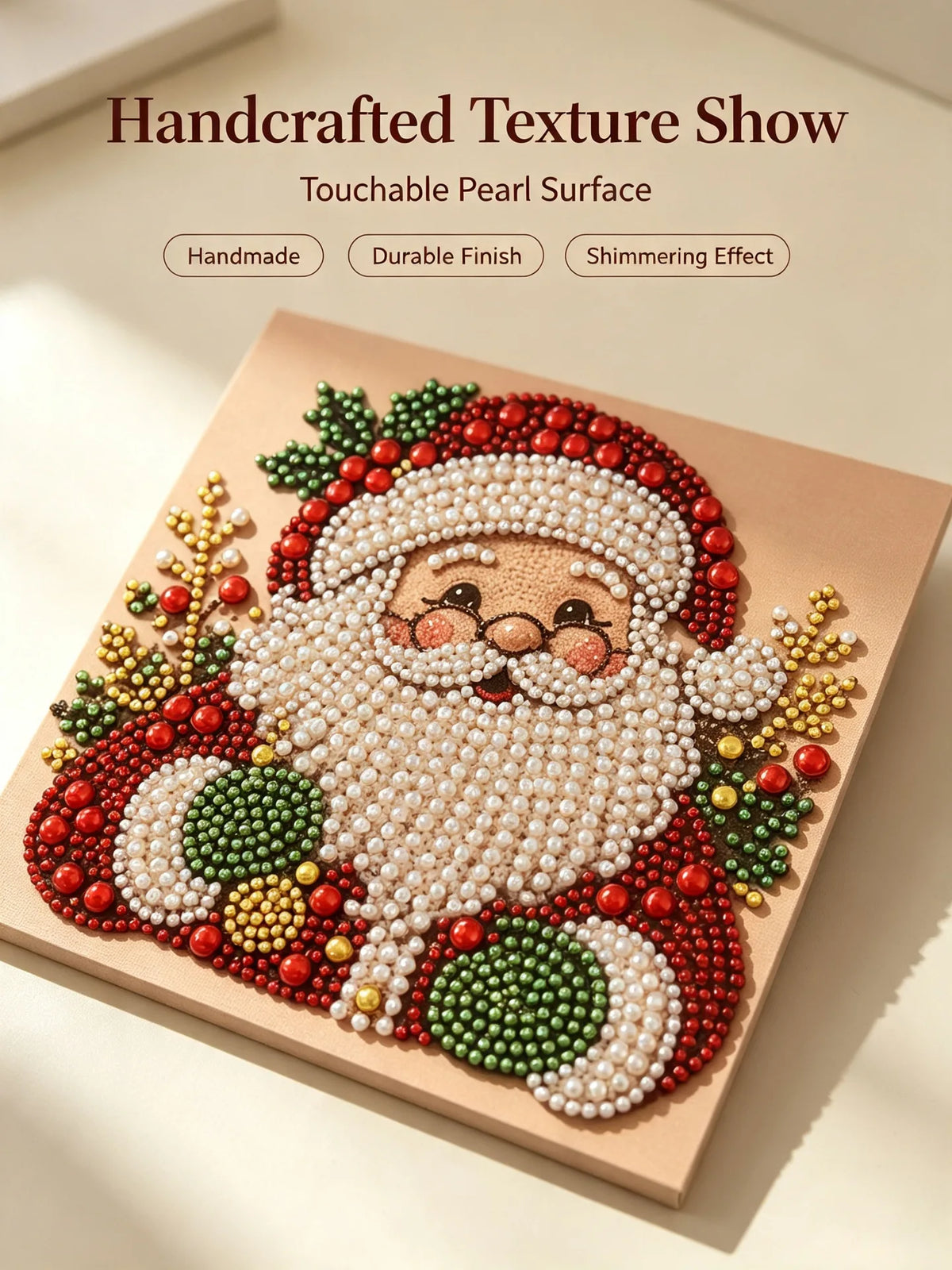 Framed Christmas Pearl Art Kit