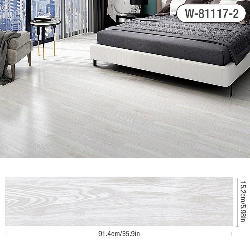 Ultra-Durable Wood Grain Self-Adhesive Vinyl Tiles