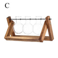 erraFrame™ Hydroponic Glass Terrarium & Wooden Stand