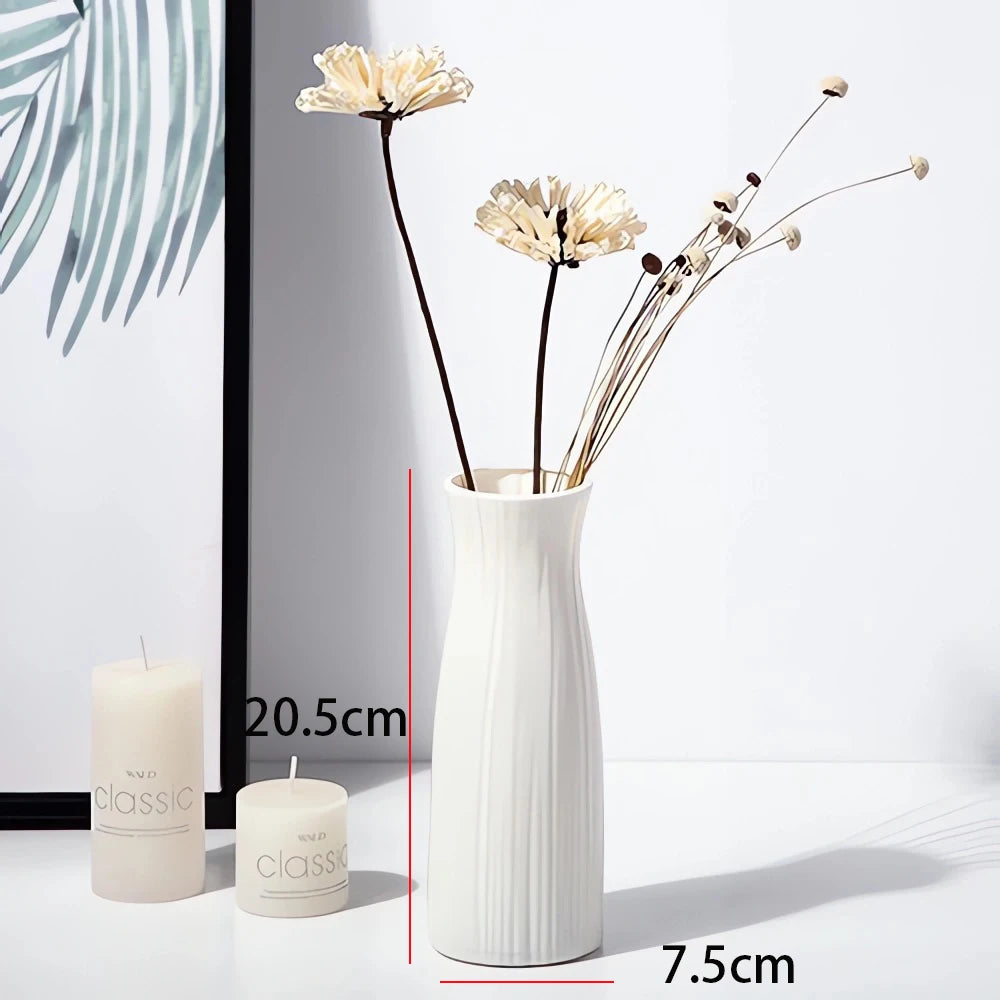 Store & Brand Names (Sleek, Modern & Catchy)

LineaVase

RibbedFlora

CeramicFlex

StudioStripe

CurveClay

ModRib Studio

Marketplace & Amazon SEO Titles (High Search Volume)

Striped Ceramic-Look Plastic Flower Vase – Sha