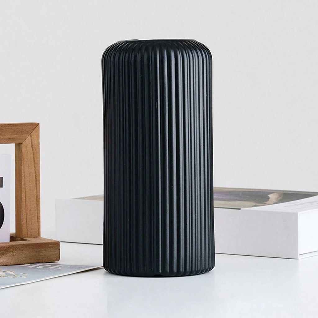 Store & Brand Names (Sleek, Modern & Catchy)

LineaVase

RibbedFlora

CeramicFlex

StudioStripe

CurveClay

ModRib Studio

Marketplace & Amazon SEO Titles (High Search Volume)

Striped Ceramic-Look Plastic Flower Vase – Sha