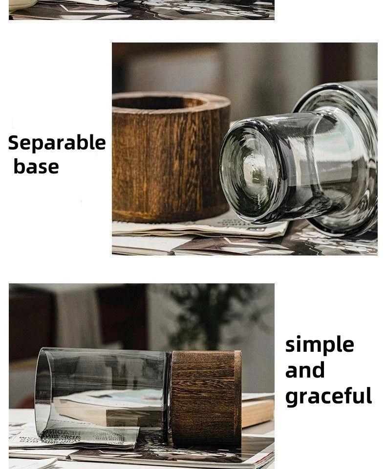 LumiGlass™ Retro Primary Color Glass Vase
