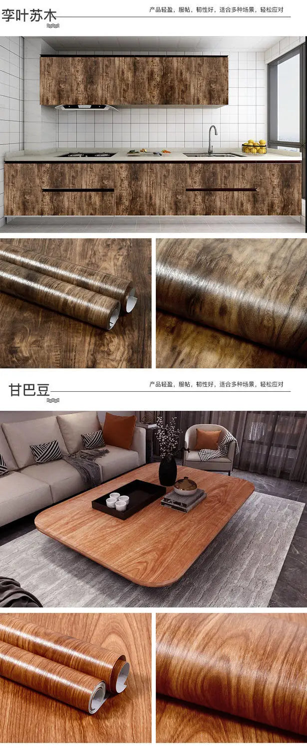 TimberFlex™ Wood Grain Self-Adhesive Vinyl Wrap