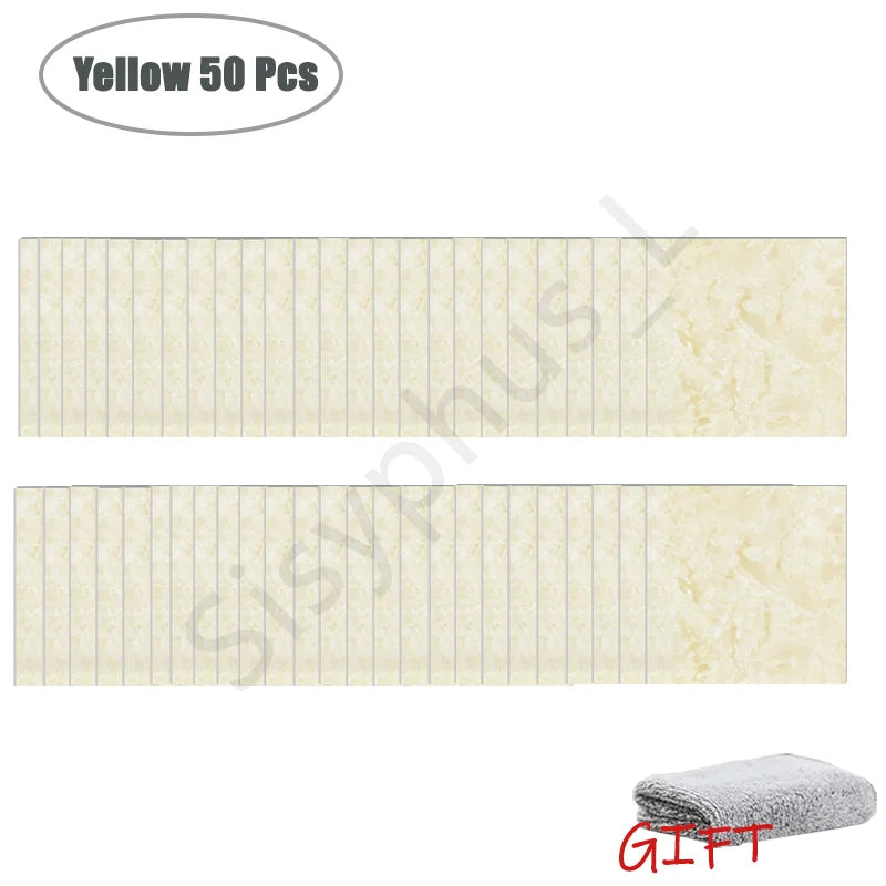 Premium Waterproof PVC Marble Tile Stickers – Self-Adhesive Wall & Floor Decals (10–50 Pack)